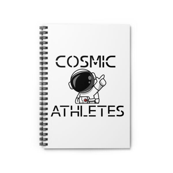 Cosmic Athletes Spiral Notebook - Perfect for Gamers, Students, and Astronomers | Ideal for Back to School, Journaling, Gifts