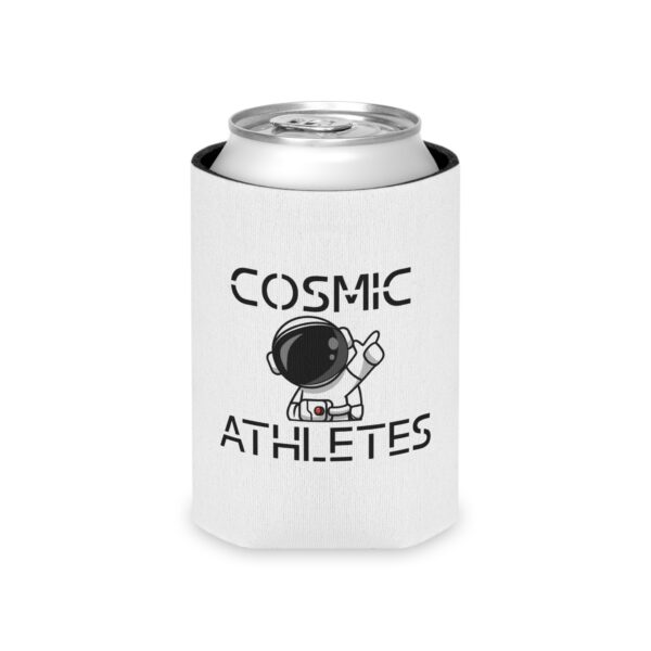 Cosmic Athletes Can Cooler, Unique Drink Holder, Space Theme Party Favor, Beach Day Accessories, Gift for Gamers, Fun Outdoors Gear - Image 3