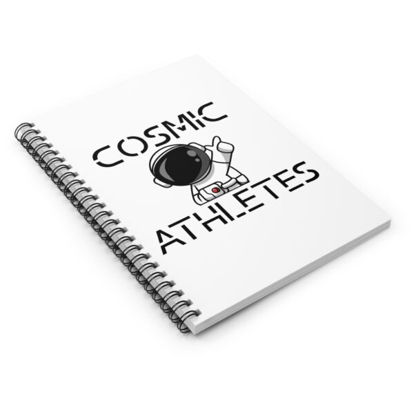 Cosmic Athletes Spiral Notebook - Perfect for Gamers, Students, and Astronomers | Ideal for Back to School, Journaling, Gifts - Image 3